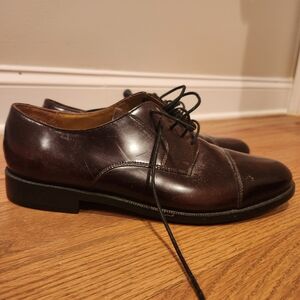 Cole Haan Dark Brown Leather Oxfords